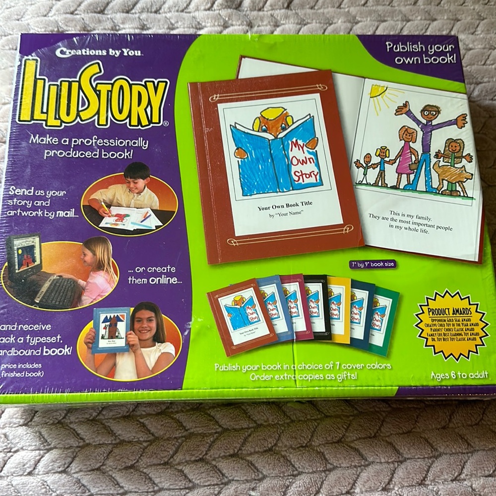 Creations by You Illustory kit publish your own book box sealed all pcs nice